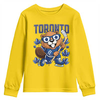 Toronto Ice Hockey Beaver Youth Sweatshirt Canadian Pride Gift - Wonder Print Shop