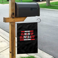 Elbows Up Gloves Off Garden Flag Canadian Ice Hockey Lover Gift - Wonder Print Shop