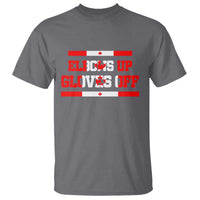 Elbows Up Gloves Off T Shirt Canadian Ice Hockey Lover Gift - Wonder Print Shop