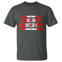 Elbows Up Gloves Off T Shirt Canadian Ice Hockey Lover Gift - Wonder Print Shop