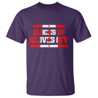 Elbows Up Gloves Off T Shirt Canadian Ice Hockey Lover Gift - Wonder Print Shop