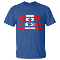Elbows Up Gloves Off T Shirt Canadian Ice Hockey Lover Gift - Wonder Print Shop