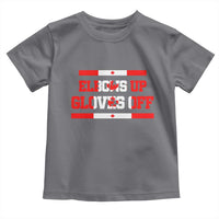 Elbows Up Gloves Off Toddler T Shirt Canadian Ice Hockey Lover Gift - Wonder Print Shop