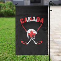 Canada Hockey Fan Ice Hockey Gear Red White Gift Garden Flag - Wonder Print Shop