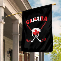 Canada Hockey Fan Ice Hockey Gear Red White Gift Garden Flag - Wonder Print Shop