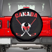 Canada Hockey Fan Ice Hockey Gear Red White Gift Spare Tire Cover - Wonder Print Shop