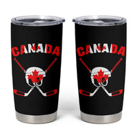 Canada Hockey Fan Ice Hockey Gear Red White Gift Tumbler Cup - Wonder Print Shop