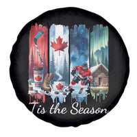 Christmas Canada Ice Hockey Lover Spare Tire Cover Tis The Season - Wonder Print Shop