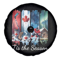Christmas Canada Ice Hockey Lover Spare Tire Cover Tis The Season - Wonder Print Shop