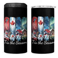 Christmas Canada Ice Hockey Lover 4 in 1 Can Cooler Tumbler Tis The Season - Wonder Print Shop