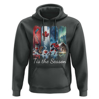 Christmas Canada Ice Hockey Lover Hoodie Tis The Season - Wonder Print Shop