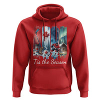 Christmas Canada Ice Hockey Lover Hoodie Tis The Season - Wonder Print Shop