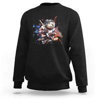 Funny Beaver Playing Ice Hockey Sweatshirt Winter Sports Gift - Wonder Print Shop