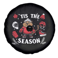 Canadian Ice Hockey Beaver Spare Tire Cover Tis The Season Holiday Gift - Wonder Print Shop