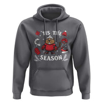 Canadian Ice Hockey Beaver Hoodie Tis The Season Holiday Gift - Wonder Print Shop