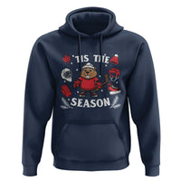 Canadian Ice Hockey Beaver Hoodie Tis The Season Holiday Gift - Wonder Print Shop