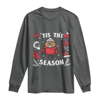 Canadian Ice Hockey Beaver Long Sleeve Shirt Tis The Season Holiday Gift - Wonder Print Shop