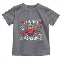 Canadian Ice Hockey Beaver Toddler T Shirt Tis The Season Holiday Gift - Wonder Print Shop