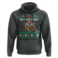 Ugly Christmas Sweater Beaver Ice Hockey Goalie Hoodie No Pucks Given - Wonder Print Shop
