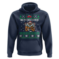 Ugly Christmas Sweater Beaver Ice Hockey Goalie Hoodie No Pucks Given - Wonder Print Shop