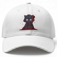 Funny Cat Vader Kitten Playing Darts Baseball Cap Space Scifi Dartist Gift
