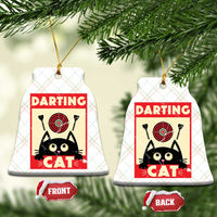 Black Cat Dart Thrower Ceramic Ornament Cat Lover Dartist Gift - Wonder Print Shop