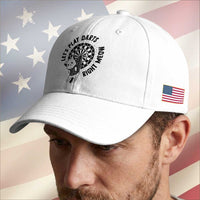 Lets Play Darts Right Meow Baseball Cap Cute Cat Dart Player Pub Game Gift