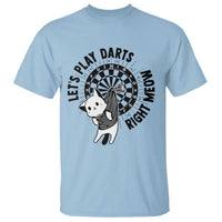 Lets Play Darts Right Meow T Shirt Cute Cat Dart Player Pub Game Gift - Wonder Print Shop