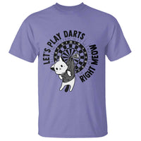 Lets Play Darts Right Meow T Shirt Cute Cat Dart Player Pub Game Gift - Wonder Print Shop