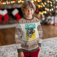 Funny Retro Sunset Cat Darts Ugly Christmas Sweater I Pet Cats I Play Darts And I Know Things - Wonder Print Shop