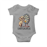 Dartsaurus Baby Onesie Funny Dinosaur Dart Player Gift - Wonder Print Shop