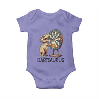 Dartsaurus Baby Onesie Funny Dinosaur Dart Player Gift - Wonder Print Shop