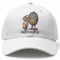Dartsaurus Baseball Cap Funny Dinosaur Dart Player Gift