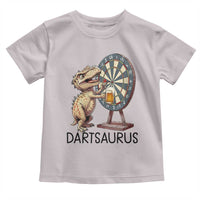 Dartsaurus Toddler T Shirt Funny Dinosaur Dart Player Gift - Wonder Print Shop