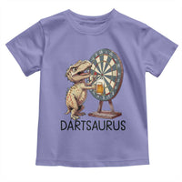 Dartsaurus Toddler T Shirt Funny Dinosaur Dart Player Gift - Wonder Print Shop
