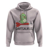 Cute Dartsaurus Playing Dart Hoodie Dinosaur Lover Gift - Wonder Print Shop