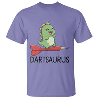 Cute Dartsaurus Playing Dart T Shirt Dinosaur Lover Gift - Wonder Print Shop