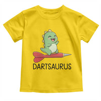 Cute Dartsaurus Playing Dart Toddler T Shirt Dinosaur Lover Gift - Wonder Print Shop