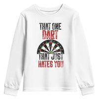That One Dart That Just Hates You Youth Sweatshirt Funny Dartist Gift - Wonder Print Shop