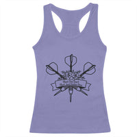 Funny Darts Sarcasm Racerback Tank Top That One Dart That Just Hates You - Wonder Print Shop