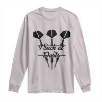 Funny I Suck At Darts Long Sleeve Shirt Bar Game Lover Dartist Gift - Wonder Print Shop