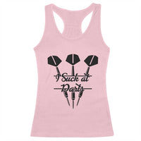 Funny I Suck At Darts Racerback Tank Top Bar Game Lover Dartist Gift - Wonder Print Shop