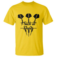 Funny I Suck At Darts T Shirt Bar Game Lover Dartist Gift - Wonder Print Shop
