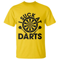 Funny I Suck At Darts T Shirt Darts Lover Gift For Bad Players - Wonder Print Shop