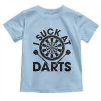 Funny I Suck At Darts Toddler T Shirt Darts Lover Gift For Bad Players - Wonder Print Shop