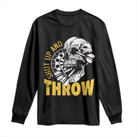 Funny Skeleton Darts Player Long Sleeve Shirt I Suck At Darts - Wonder Print Shop