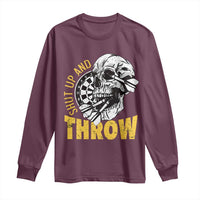 Funny Skeleton Darts Player Long Sleeve Shirt I Suck At Darts - Wonder Print Shop