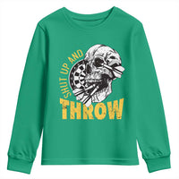 Funny Skeleton Darts Player Youth Sweatshirt I Suck At Darts - Wonder Print Shop
