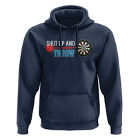 Shut Up And Throw Hoodie Funny Darts Player Gift - Wonder Print Shop