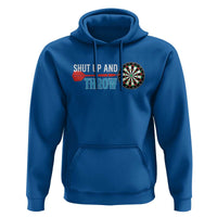 Shut Up And Throw Hoodie Funny Darts Player Gift - Wonder Print Shop